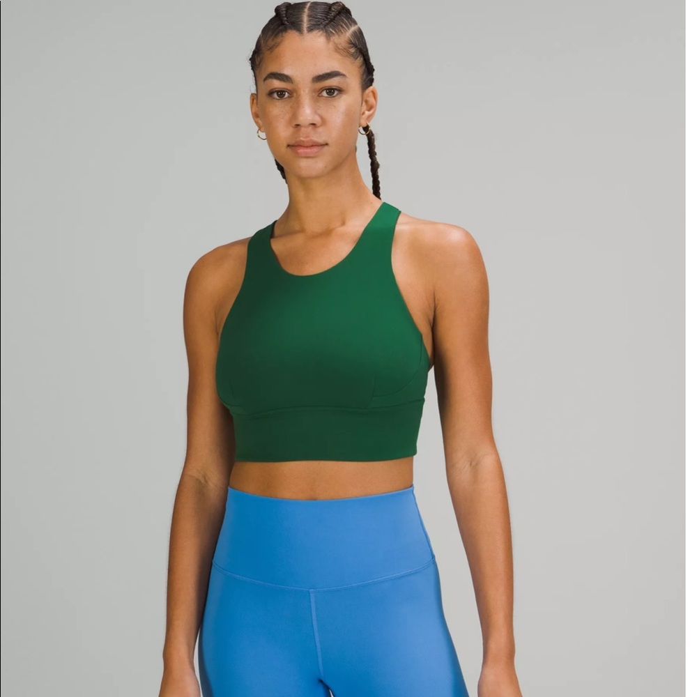 Lululemon wunder train longline bra, medium support, C/D cup
